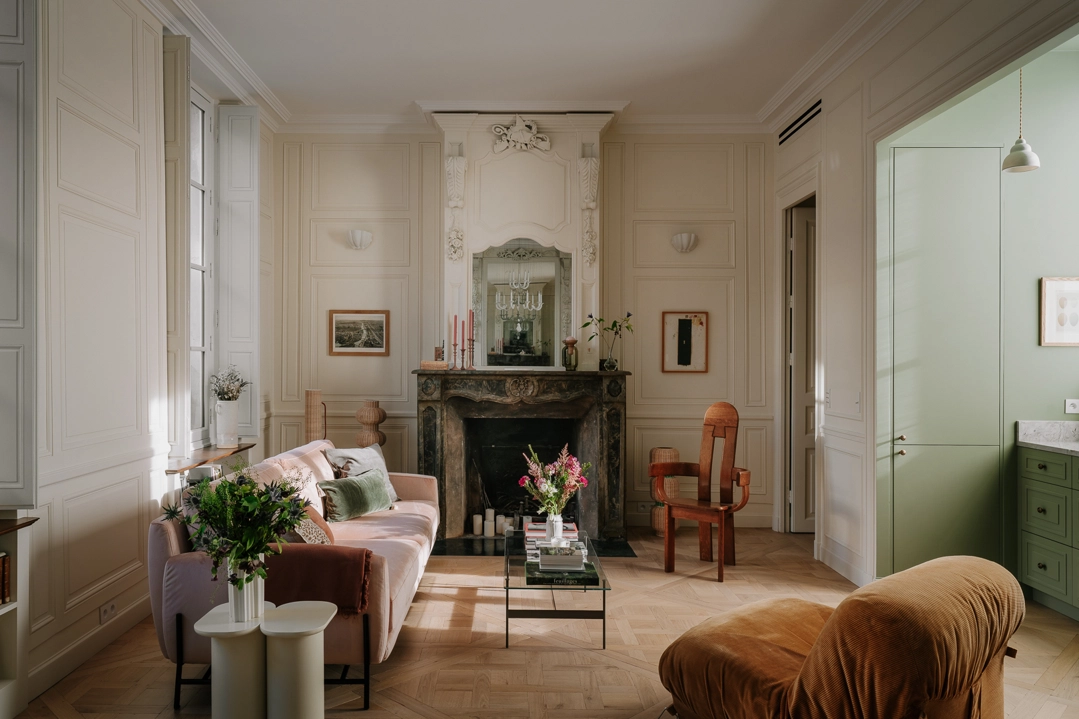 Versailles floors, Paris light: a historic space redesigned for today.